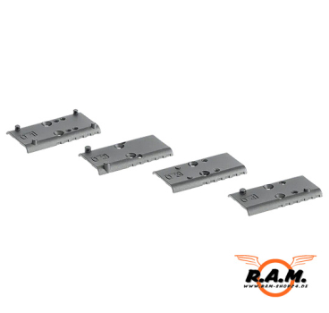 Umarex Adapterplatten für Airsoft Glock (MOS), 4er Set