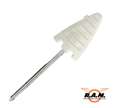 10 Stück AGF Target Pins / Scheibennägel / Pins für Zielscheibe weiss