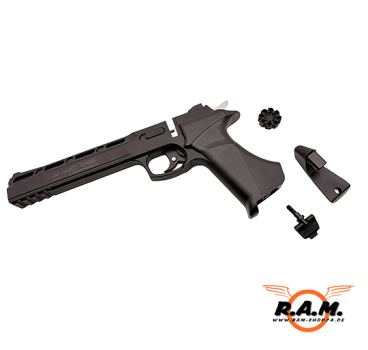 airmaX® Druckluftpistole CO2 CP400 Gen. 2 LP Schwarz 4,5mm, Non BlowBack