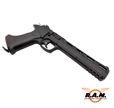 Preview: airmaX® Druckluftpistole CO2 CP400 Gen. 2 LP Schwarz 4,5mm, Non BlowBack