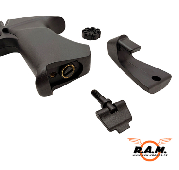 airmaX® Druckluftpistole CO2 CP400 Gen. 2 LP Schwarz 4,5mm, Non BlowBack
