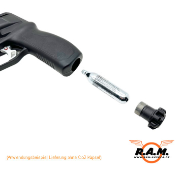 Homedefense Revolver airmaX Defender cal. 0.50