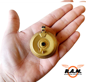 GOATGUNS - Miniatur AK Trommelmagazin, gold