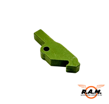 Schaftsperre /Schaftarretierung für Armbrust Alligator, grün