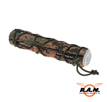 Schalldämpfercover universal, 22 cm, Marpat /Digital Woodland