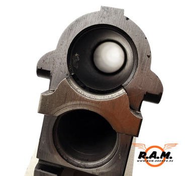 STEEL HUNTER Bockdoppelflinte – "Edelstahl (Silber) Ausführung" cal. 0.68