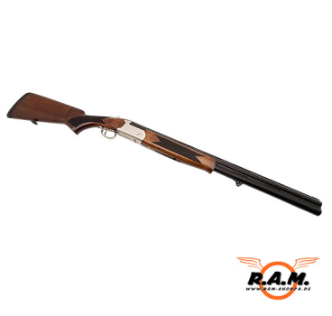 Preview: STEEL HUNTER Bockdoppelflinte – "Edelstahl (Silber) Ausführung" cal. 0.68