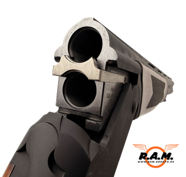 STEEL HUNTER Bockdoppelflinte – "schwarze / black finish" Ausführung" cal. 0.68