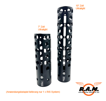 Preview: SOLIDCORE SlipON Monolith Pro 7" Ultralight RIS Handguard Vollmetall (ALU)