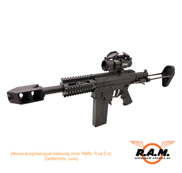 M82 Style Muzzle Brake aus Metall – M22x1 für MagFed & Paintball .68 Cal (MILSIG)