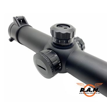 1-4x24 Sniper Mil-Dot Tactical Scope Black