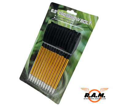 12 Stück Präzisions Alu Pfeile / Bolzen für Armbrustpistolen