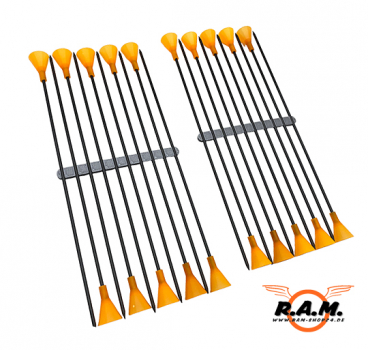 Blasrohr Big Bore Carbon Pfeile / Darts länge ca. 200mm .625 16mm 20 Stück