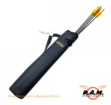 Pfeilköcher Seitenköcher 2er Tube Basic schwarz
