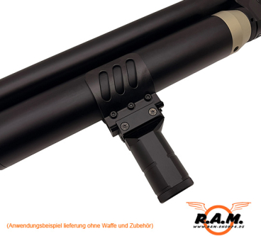 GoGun HPMAX Bottle Clamp mit Picatinny – Zubehör für AEA HPMAX