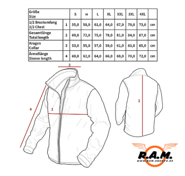 Fleecejacke Combat in coyote