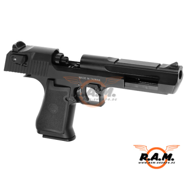 Softairpistole KWC DE .50 Metal Version Co2, schwarz