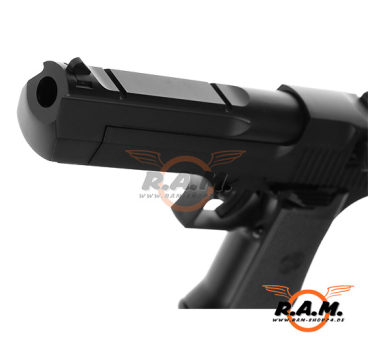 Softairpistole KWC DE .50 Metal Version Co2, schwarz