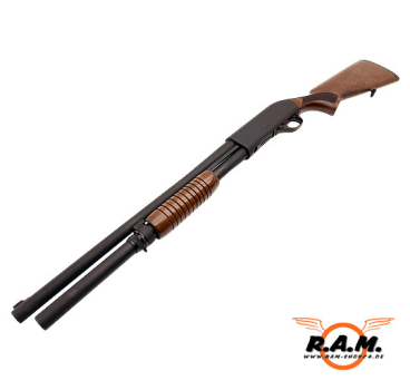 STEEL DEFENDER .68 CO2 Paintball & Heimverteidigung – Pump-Action Schrotflinte 7 Schuß