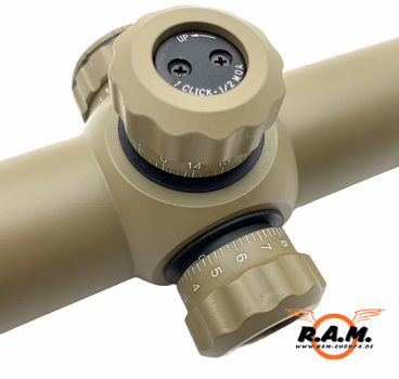 1-4x24 Sniper Mil-Dot Tactical Scope Desert