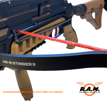 SOLIDCORE Dyneema PRO Tuning Sehne Rot handgemacht für STEAMBOW AR6 Stinger 1 & 2