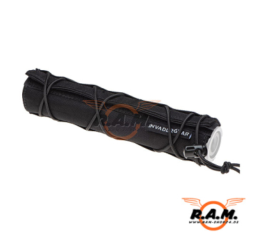 Schalldämpfercover universal, 22 cm, schwarz