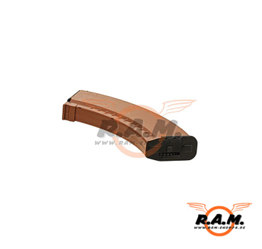 Pirate Arms AKM Magazin Hicap, 550 Schuss, braun