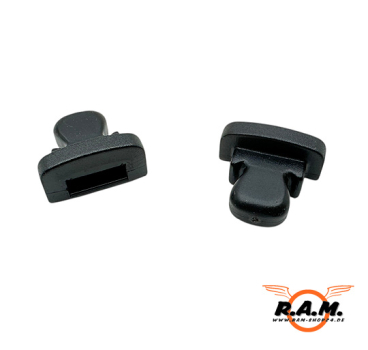 Endkappe /Wurfarmspitze für Armbrust Alligator, Kunststoff, schwarz