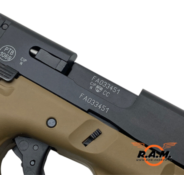 Schreckschusspistole GLOCK 17 Gen5, 9mm P.A.K., Coyote