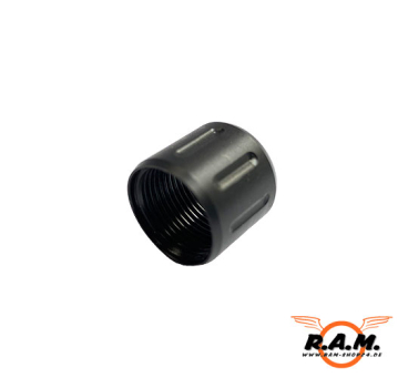 Stahl Gewindeschutz 15x1 Custom Black für HDP50 & HDR50 Tuning Lauf
