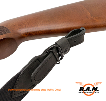 Preview: Original Tragegurt für SAIGA, VEPR, STEEL HUNTER, DEFENDER, HAMMER & OSA schwarz