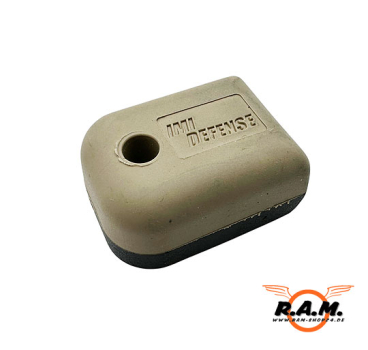 IMI Gummi Magazinboden / Magazinschuh für Glock, desert tan