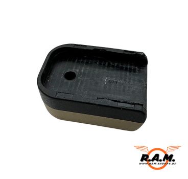 IMI Gummi Magazinboden / Magazinschuh für Glock, desert tan