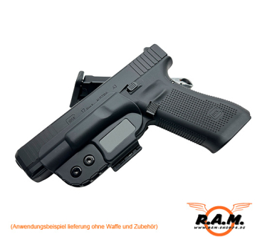 Preview: IWB Innenbund Holster für Glock 17, 19, 26 Minimalist