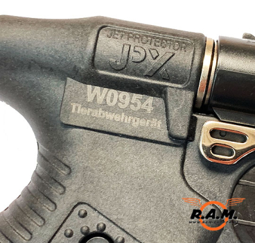 Pfefferspray Pistole Jet Protector JPX 2 Gen1, schwarz (mit Laser)