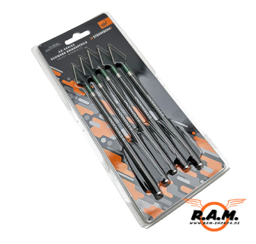 STEAMBOW schwere Carbon-Kriegspfeile für AR-Serie, 5er Pack