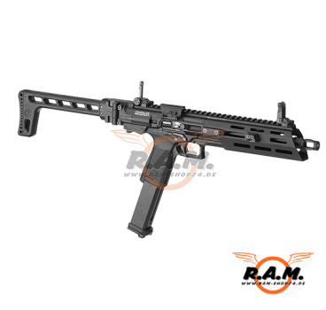 Airsoftgewehr G&G SMC9 Metall Version, GBB, Semi, schwarz