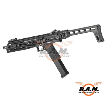 Airsoftgewehr G&G SMC9 Metall Version, GBB, Semi, schwarz
