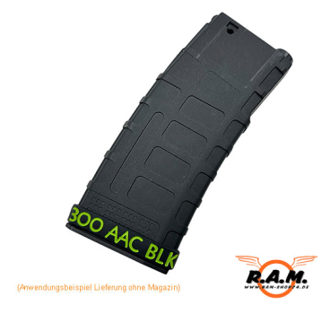 Magazinmarkierungsband 300 Blackout / 7.62x35 schwarz / grün