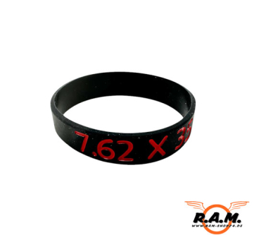 Magazinmarkierungsband 300 Blackout / 7.62x35 schwarz / rot