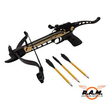 Man Kung Cobra Recurve Pistolenarmbrust 80 lbs inkl. 3 Bolzen