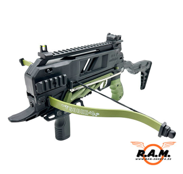 Preview: Repetierarmbrust Sobek schwarz/grün 7 Schuss 80 lbs inkl. Bolzen