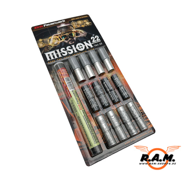 ZINK Pyro Sortiment MISSION (22 Schuss) Kal. 15