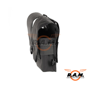 Invader Gear - 5.56 2x Doppelte Molle Magazintasche in Wolf Grey