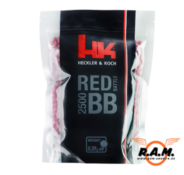 Heckler & Koch Red Battle BBs, 0,20g, 2500 Stück (Nachfüllpack)