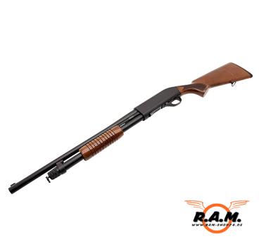 STEEL DEFENDER .68 CO2 Paintball & Heimverteidigung Classic – Pump-Action Schrotflinte 5 Schuss