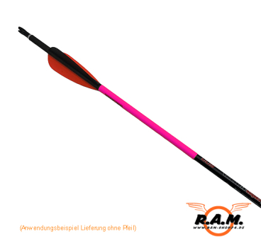 Pfeil / Bolzen / Arrow Wrap Neon Pink 12 Stück
