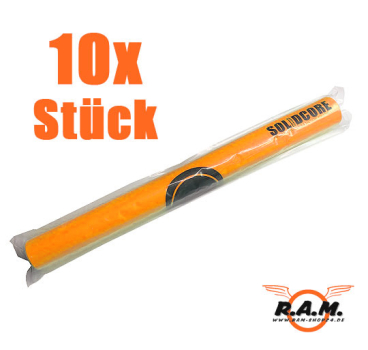 Mannscheibe SOLID TARGET 10 Stück neonorange in Lebensgröße
