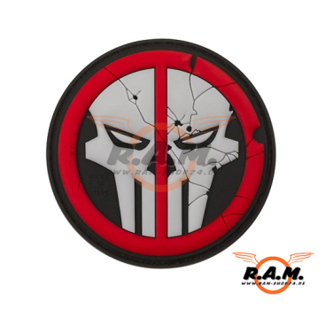 Deathpool Skull Rubber Patch