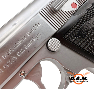 Walther PPK/S Silber GBB Airsoft Pistole 6 mm BB – Vollmetall